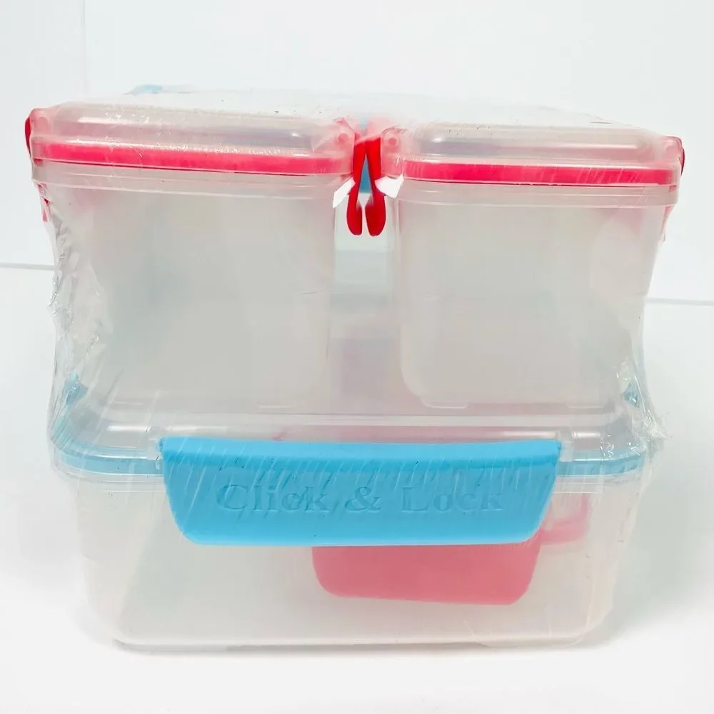 Click & Lock 12 Piece Multicolor Container Set